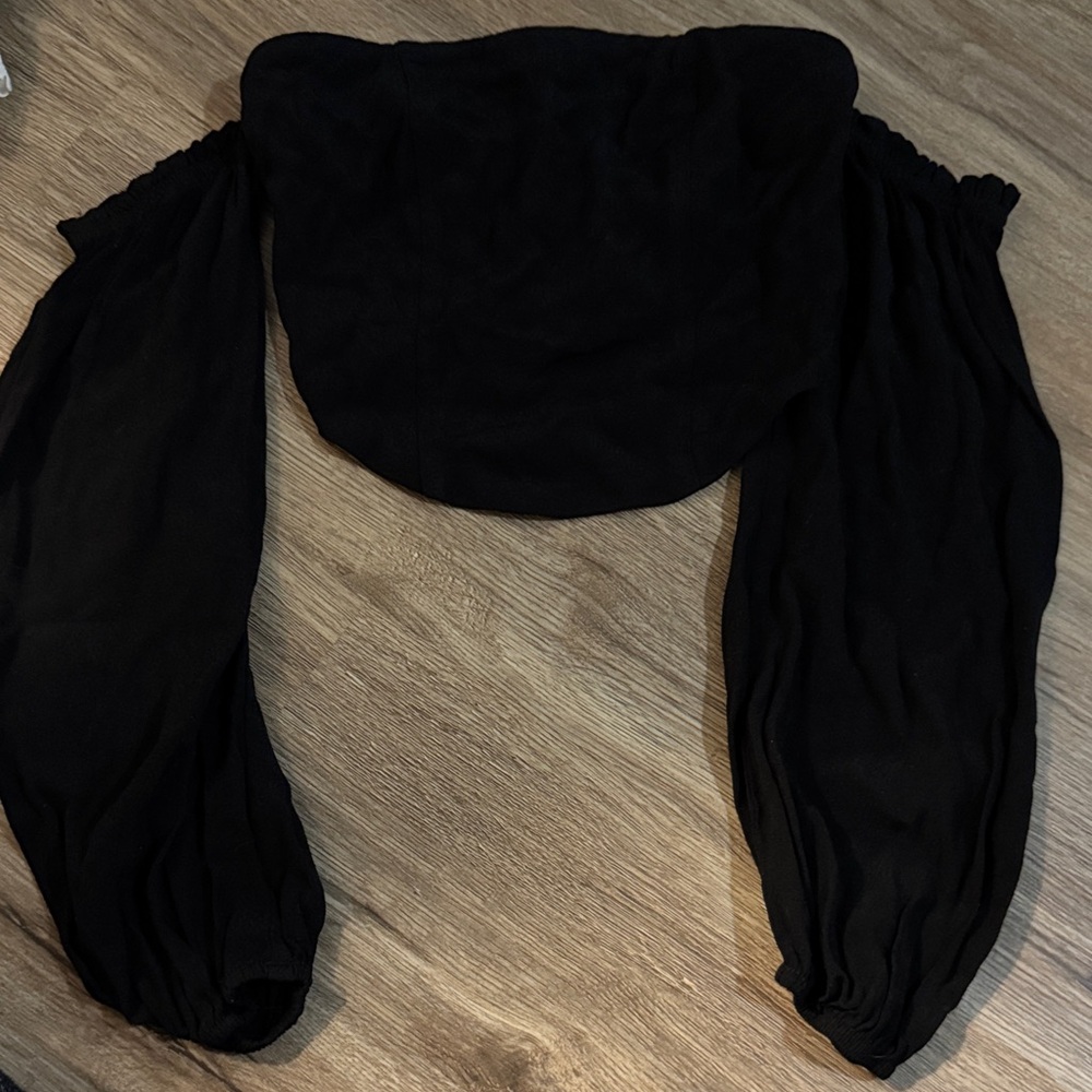 Black Women's Crop Top